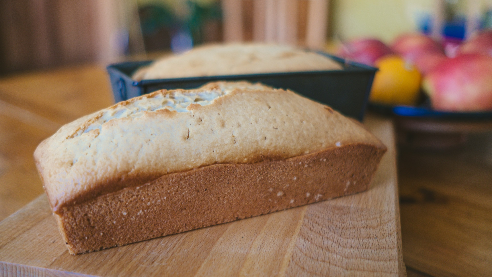 Ein Bild des gebackenen Rührkuchens
